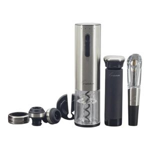 Rabbit Electric Corkscrew and Wine Set 7 Piece Gift House Warming Entertaining